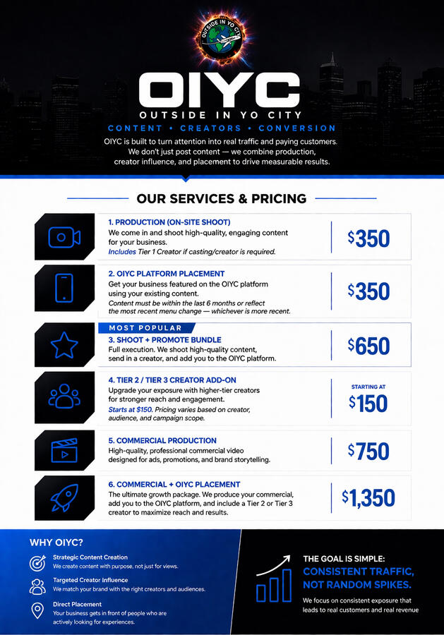 OIYC Rates OIYC Rates
